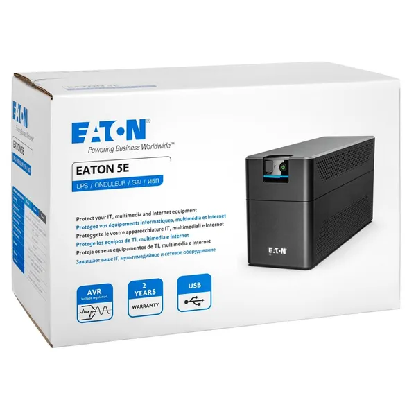 Купить Источник бесперебойного питания Eaton 5E G2, 1200VA/660W, USB, 6xIEC