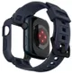 Чехол и ремешок 2в1 Spigen для Apple Watch 45-44mm, Rugged Armor Pro, Charcoal Gray