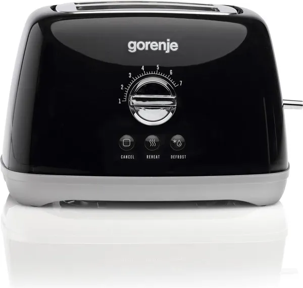 Тостер  Gorenje, 900Вт, пластик-металл, черный