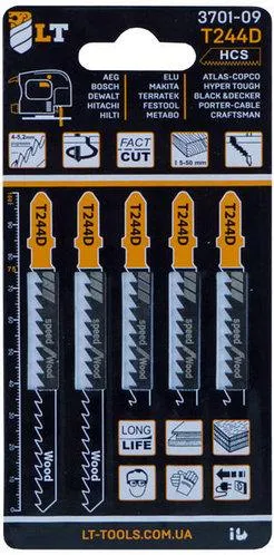 Пилки для лобзика LT-T244D 5 шт. (3701-09)