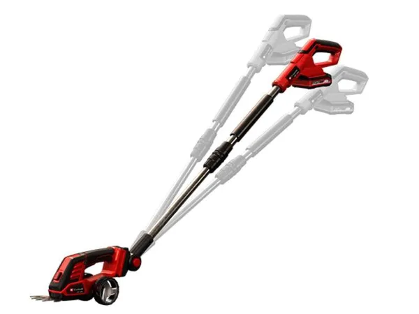 Ножиці для трави акумуляторні Einhell GE-CG 18/100 Li T - Solo 18В PXC леза 10/20см телескопічна штанга 0.7кг без АКБ та ЗП купити в Україні