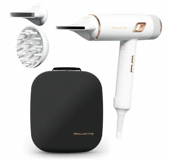 Фен Rowenta Ultimate Experience Maestria, 2000Вт, режимов-3, дифузор, иониз-я, хол. обдув, белый