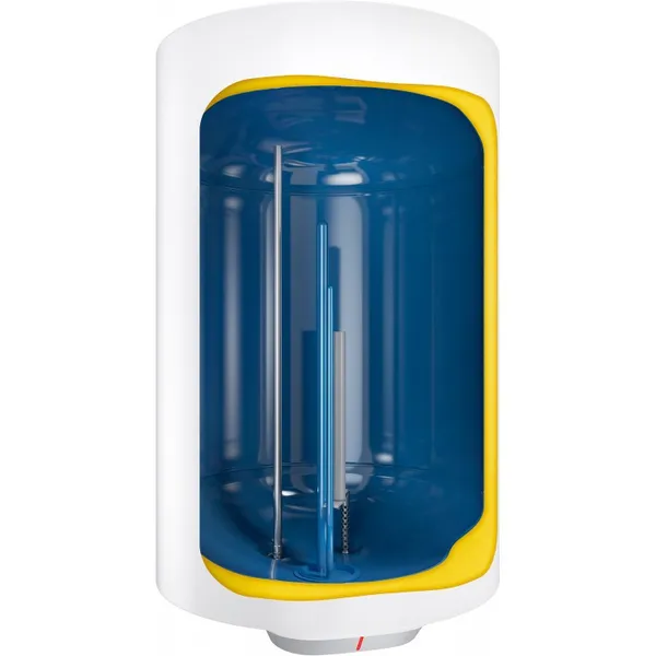 Водонагрівач електр. Ariston круглий BLU1 R PL DRY, 100л, 1,5кВт, сухий тен, мех. кер-ння, C, Італія, білий замовити