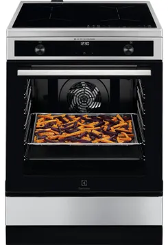 Плита Electrolux електрична індукційна, 73л, 60x60см, дисплей, конвекція, пара, нерж фото