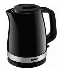 Электрочайник Tefal Delfini 1.7л, пластик, серебристо-черный фото