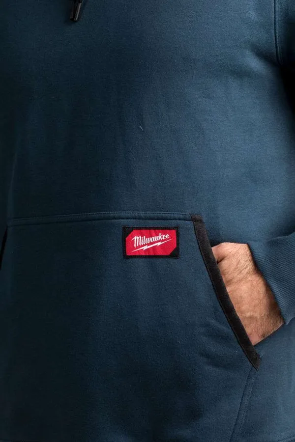 Купить Толстовка WHMW MILWAUKEE, з капюшоном, синя, розмір M