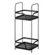 Полка ARDESTO Vigor 2-ярусная 16х15.5х40см, металл, полипропилен, черный