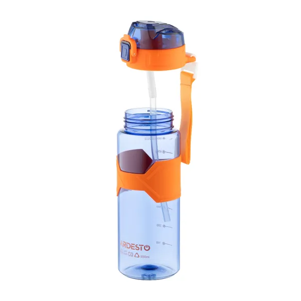 Замовити Пляшка для води Ardesto Fitness 800мл, пластик, синій з доставкою