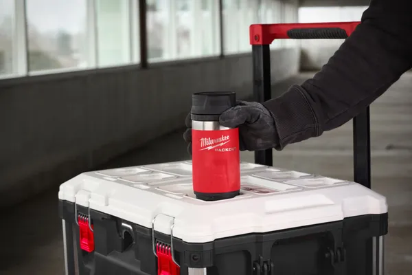 Термокухоль PACKOUT 355 мл червоний MILWAUKEE цена в Украине