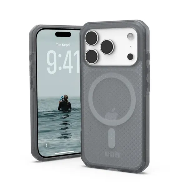 Чехол UAG для iPhone 17 Pro Max, Dot MagSafe, Ash