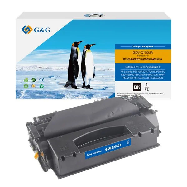 Картридж G&G до HP LJ P2014/P2015 series, LJ M2727nf series (3000 стор)