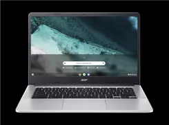 Ноутбук Acer Chromebook CB314-3H 14" FHD IPS, Intel C N4500, 8GB, F128GB, UMA, ChromeOS, сріблястий фото