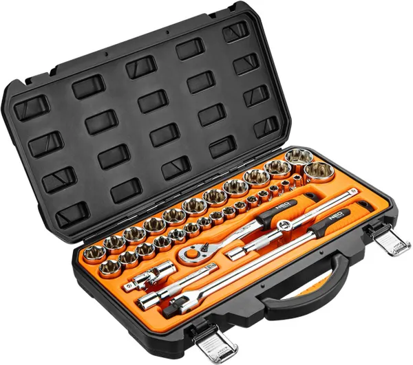 Набiр торцевих ключів Neo Tools 1/2", 33 шт фото №1