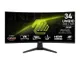 Монітор MSI 34" MAG 346CQ 2xHDMI, DP, Audio, VA, 3440x1440, 21:9, 180Hz, 1ms, sRGB 100%, CURVED, AdaptiveSync
