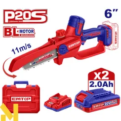 Мини-пила аккумуляторная EMTOP ELGA20662 фото