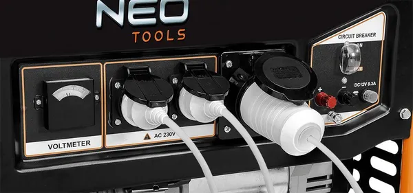 Генератор бензиновый Neo Tools, 6/6.5 кВт фото №4