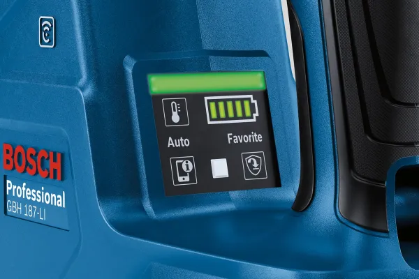 Перфоратор акумуляторний Bosch Professional GBH 187-LI SDS-Plus 18В 2.4Дж 2.9кг без АКБ та ЗП купити в Україні