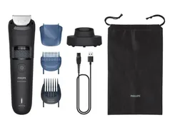 Триммер Philips Series 5000 для бороды и усов, акум., сталь, черный фото
