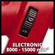 Воздуходув-пылесос садовый Einhell GC-EL 3000 E, 3000Вт, 3в1, 300км/час, 1080куб/час, мешок 45л, 2.1кг цена в Украине
