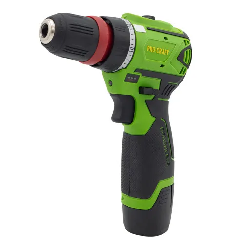 Бесщёточный аккумуляторный шуруповерт Procraft PA12BL DFR