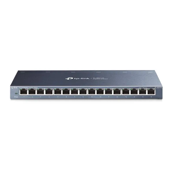 Коммутатор TP-LINK TL-SG116 16xGE, Неуправляемый