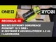 Пылесос аккумуляторный Ryobi ONE+ HP RSV18X-1X40G 18В 1х4А·ч 90Вт 20кПа  контейнер 0.8л HEPA12 3.1кг