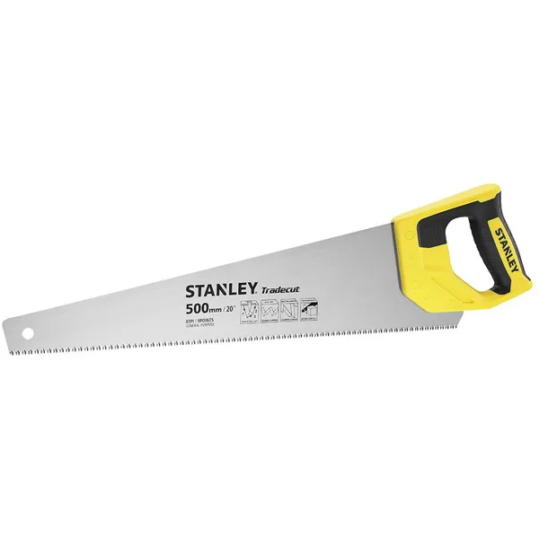 Ножівка по дереву Stanley Tradecut, 500мм, 7TPI