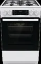 Плита Gorenje комби, 62л, 50x60см, дисплей, IconLed,эмалированные, белый