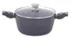 Кастрюля со стеклянной крышкой ARDESTO Gemini Bari, 3.9л, алюминий, черный