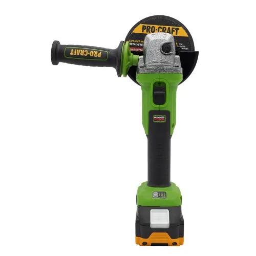 Аккумуляторная болгарка бесщеточная (125 мм, 20 В) Procraft PWA-220 (аккумуляторная шлифмашина угловая) заказать