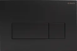Кнопка смыва Deante slim к инсталляциям скрытого монтажа, черный фото