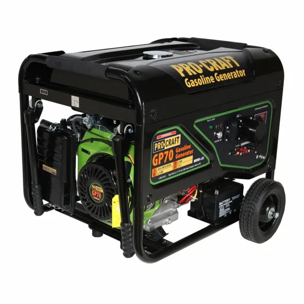 Генератор бензиновый с электростартером с медной обмоткой 6.5 кВт Procraft GP70