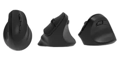 Мышь 2E MF325 Silent, WL/BT, вертикальная, чёрный фото