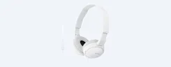 Наушники On-ear Sony MDR-ZX110AP 3.5 mini-jack, Mic, Белый фото