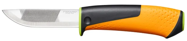 Нож для тяжелых работ с точилом Fiskars Hardware фото №1
