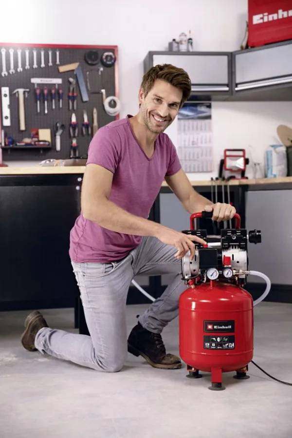 Компрессор воздушный Einhell TE-AC 24 Silent, 750Вт, 24л, 135л/мин, 8бар. купить онлайн