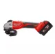 Купити Шліфмашина кутова акумуляторна Milwaukee M18 BLSAG125X-402X 125мм 18В 2x4А·год ЗП М12-18С 11000об/хв 2.4кг кейс зі знижкою