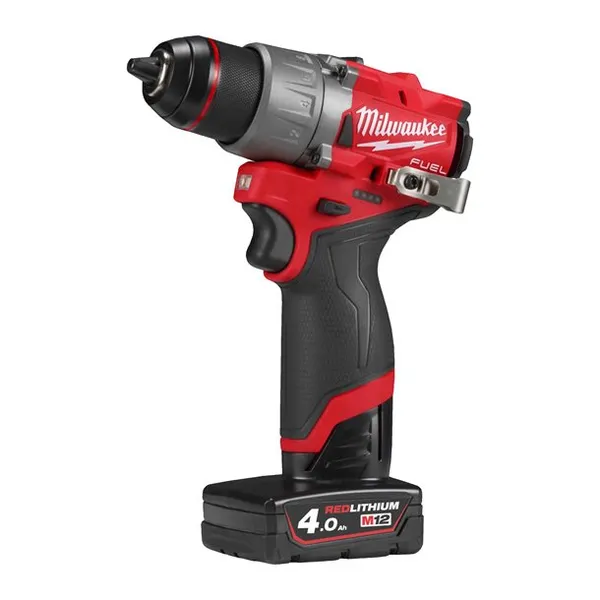 Дриль-шурупокрут акумуляторний MILWAUKEE, M12 FDD2-402X (+ заряд.пристрій, 2 акум., HD кейс) купити в Україні