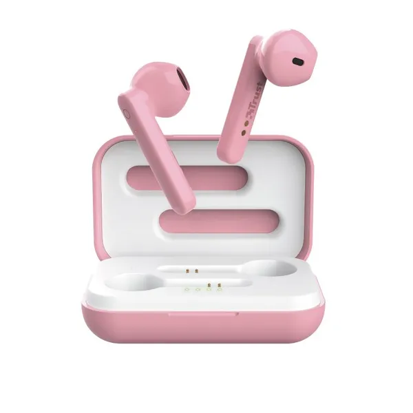 Наушники Trust Primo Touch True Wireless Mic Pink