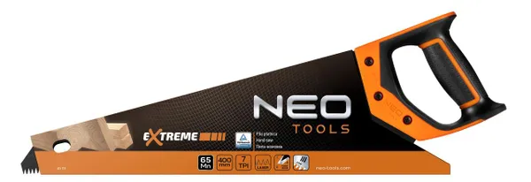 Ножовка по дереву Neo Tools, Extreme, 400 мм, 7TPI, PTFE фото №3