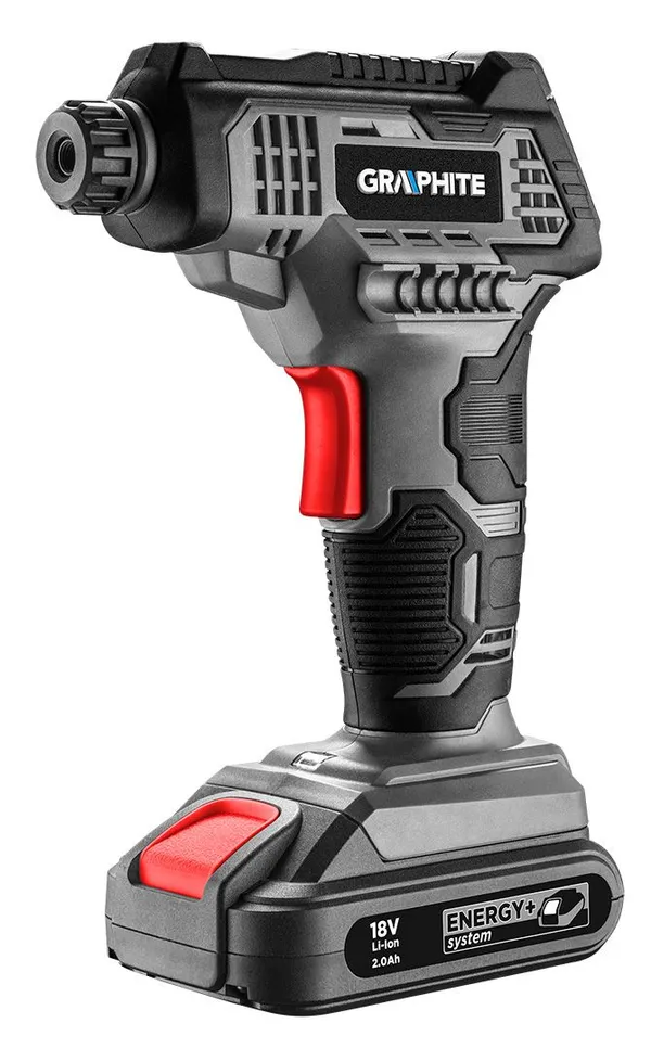 Заказать Автомобильный компрессор аккумуляторный GRAPHITE Energy+ 18В 7бар 0.73кг без АКБ и ЗП с доставкой