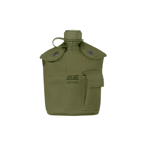 Фляга тактическая в чехле 2E Tactical Flask WB01, 1л, с кружкой для еды