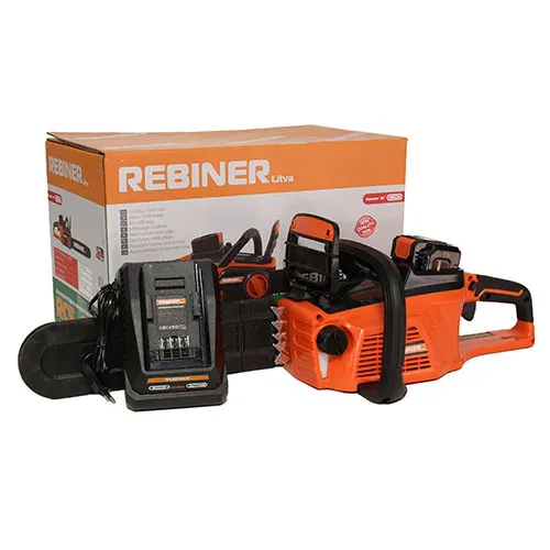 Аккумуляторная цепная пила 40 В, 4 А/ч Rebiner RCS-40Li с доставкой