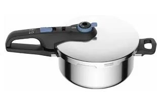 Скороварка Tefal Secure Trendy, 4л, з паровим кошиком, нержавіюча сталь, пластик