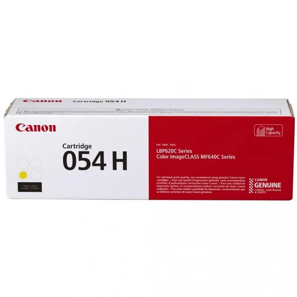Картридж Canon 054 MF641/643/645, LBP-621/623 Yellow (1200 стор)