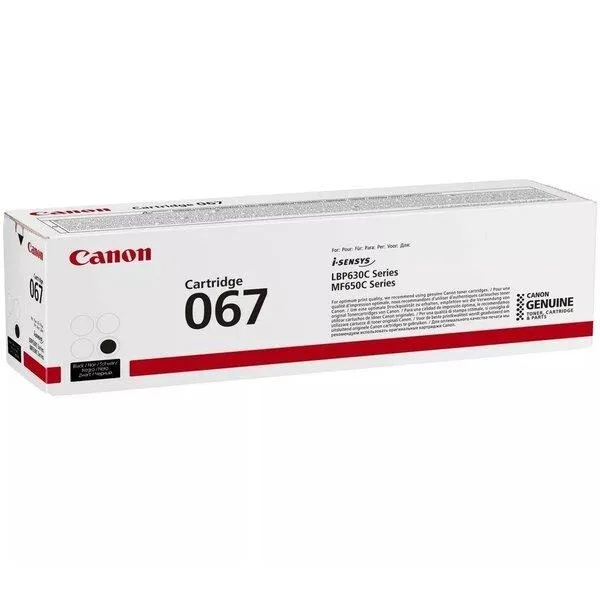 Картридж Canon 067 MF651Cw/MF655Cdw/MF657Cdw/LBP631Cw/LBP633Cdw Black (1350 стор.)