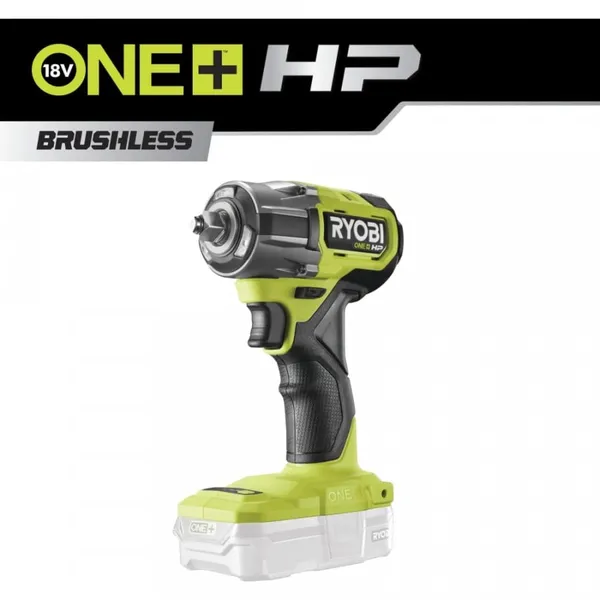 Гайковерт ударний акумуляторний Ryobi ONE+ HP RIW18C-0 18В 450Нм 2800об/хв 1/2" 4 швидкості 1.2кг без АКБ та ЗП ціна в Україні