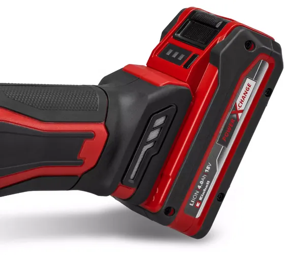 Купить Шлифмашина угловая аккумуляторная Einhell TE-AG 18/125-2 Li 1x4.0 Ah, PXC, 18В, аккумулятор 4 Ач, 125 мм, 8500 об/мин, 2.32 кг со скидкой