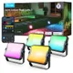 Набор настенных светильников Govee H8057 Outdoor FLood Lights, 4шт, RGBICWW, WI-FI/Bluetooth, чорний