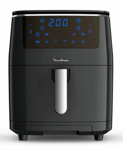 Мультипечь Moulinex Easy Fry Grill&Steam, 1430Вт, чаша-6.2л, сенсорное управл., 8 программ, пластик, черный
